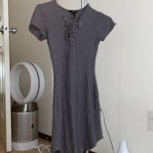 F21 2yk lace up dress